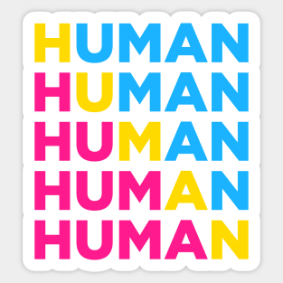 Pansexual Human Sticker